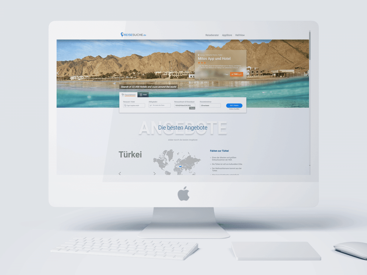 reisesuche iMac
